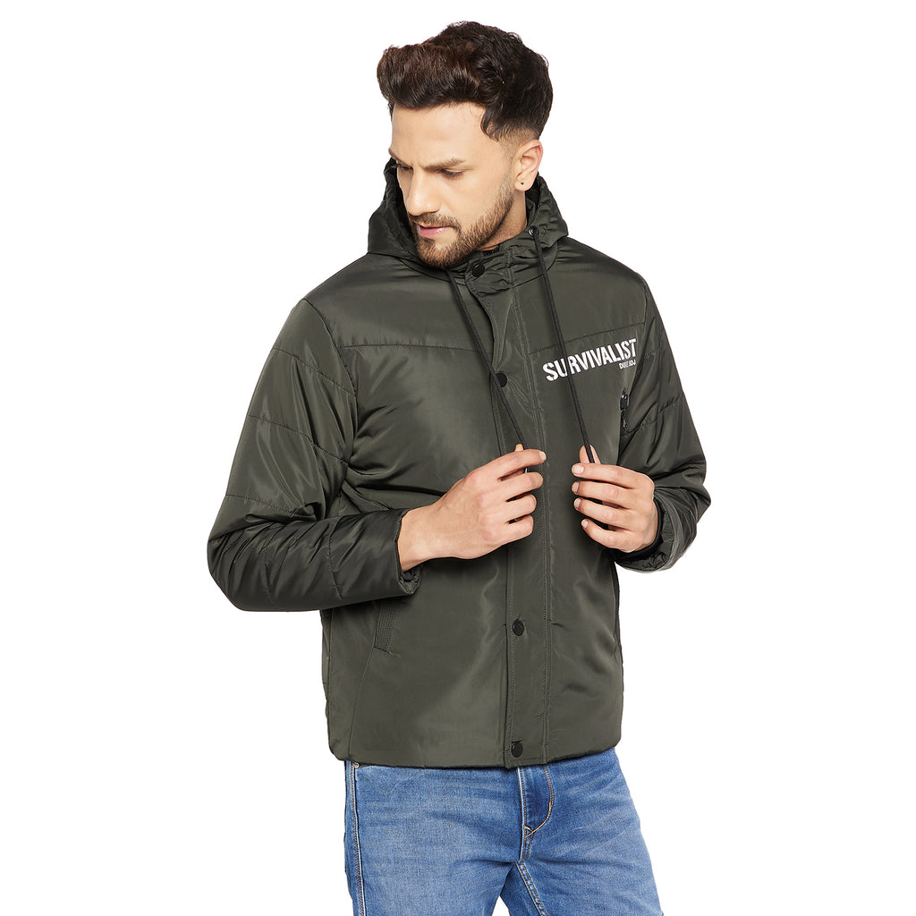 Duke Urban Men Full Sleeve Hooded Jacket (SDZ1087)
