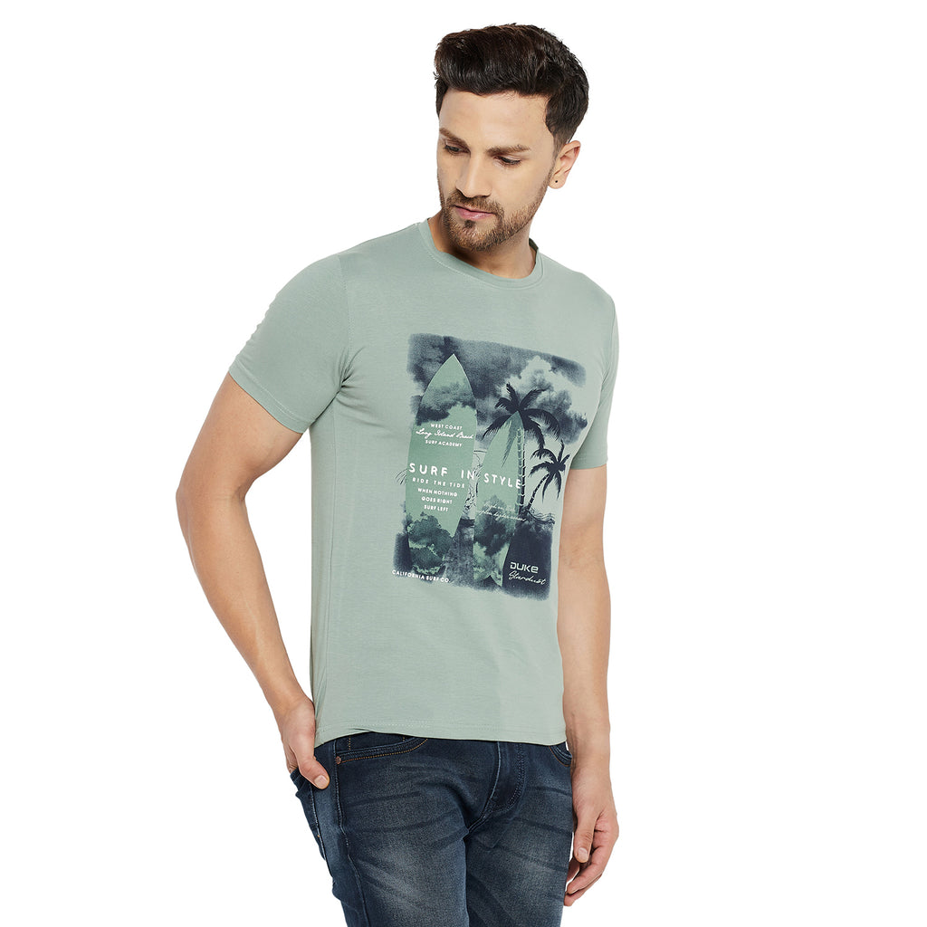 Duke Urban Men Half Sleeve Cotton T-shirt (LF5740)