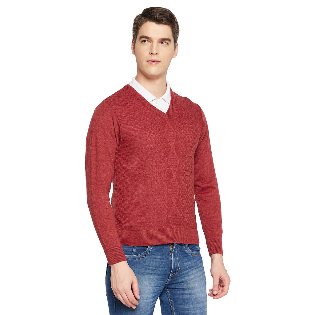 Duke Urban Men Full Sleeve V Neck Sweater (SDS8096)