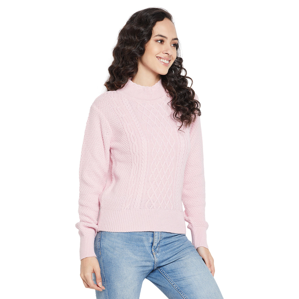 Duke Urban Women Full sleeve High Neck Pullover (SDS992)