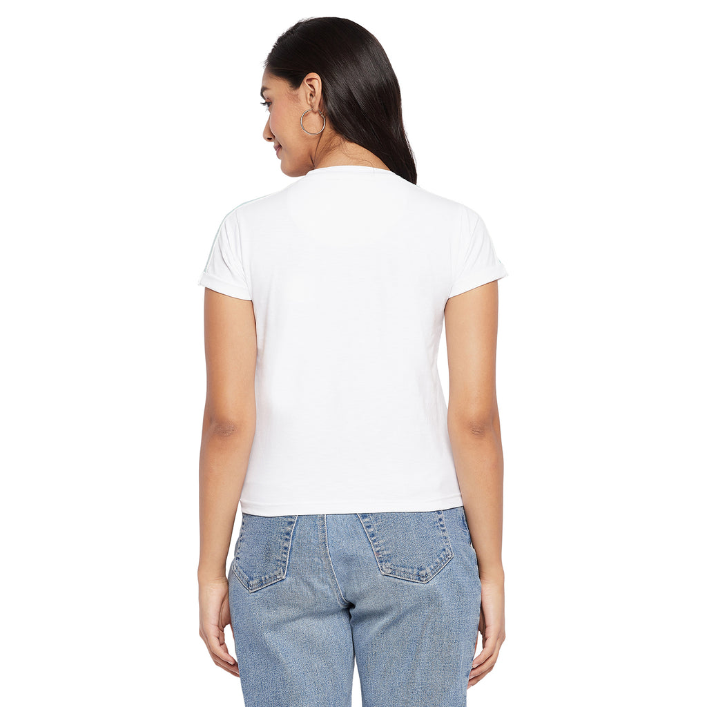 Duke Urban Round Neck Lady Crop Top (LFX114)