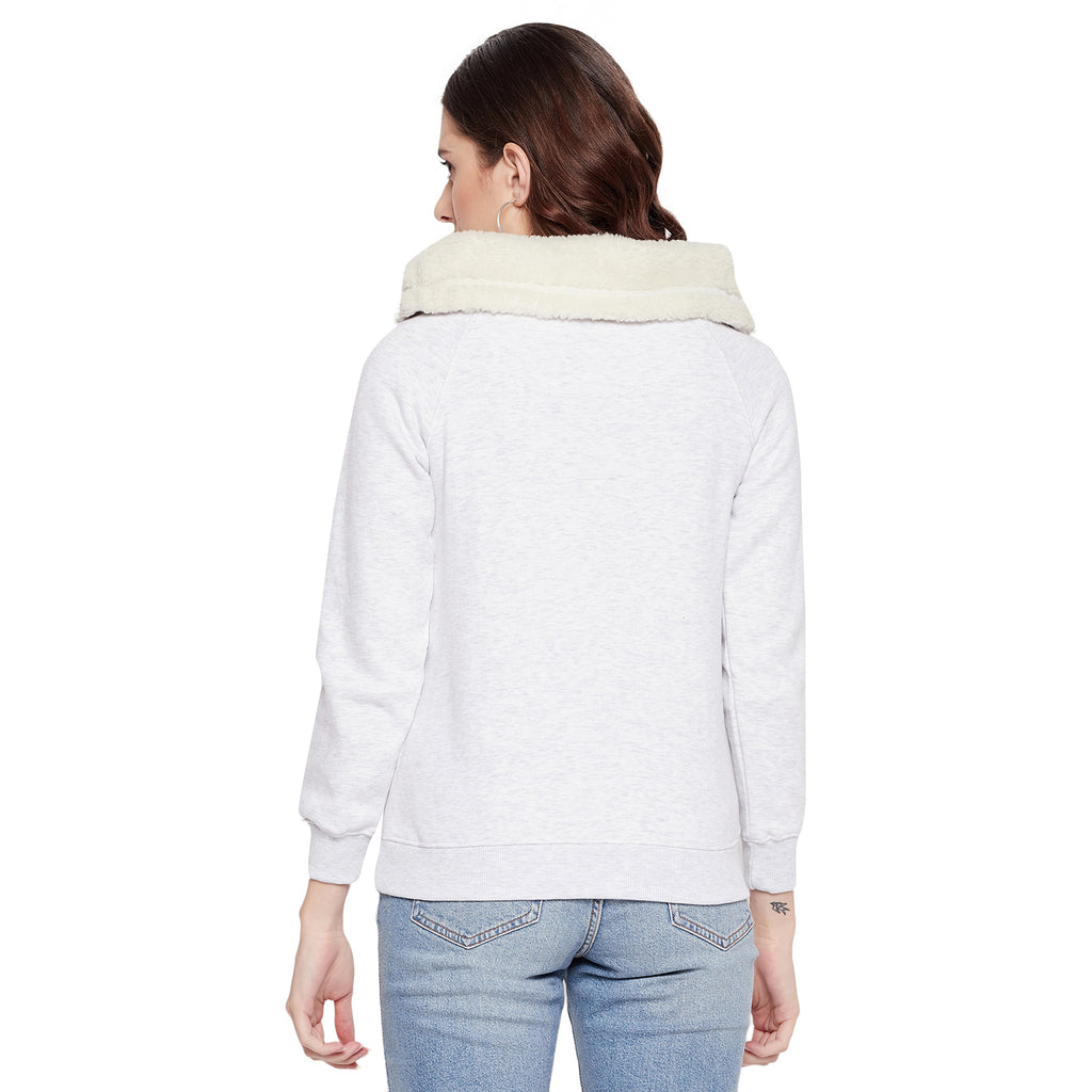 Duke Urban Women Full Sleeve Cowl Neck Sweatshirt (LFX777)