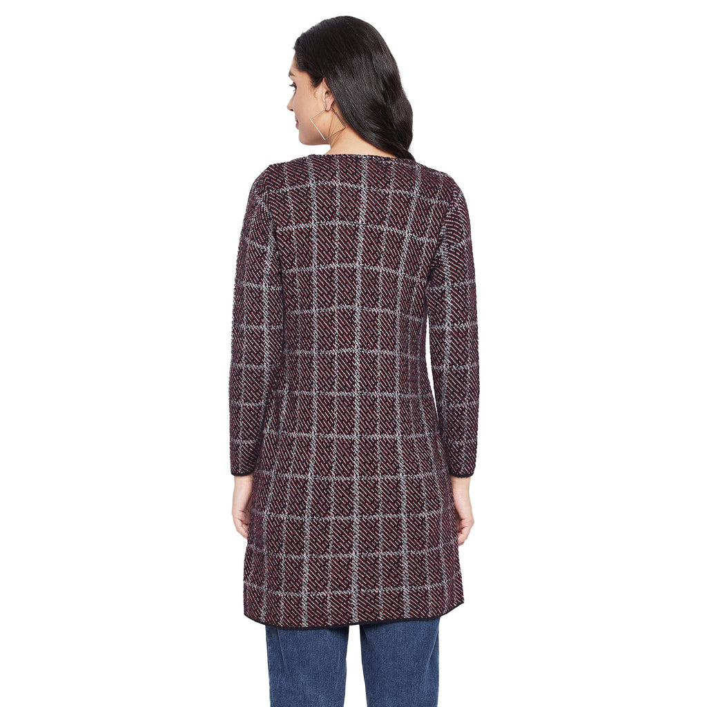 Duke Urban Women Full Sleeve Long Cardigan (SDS9639)
