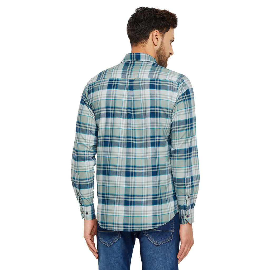 Duke Urban Men Slim Fit Solid Spread Collar Casual Shirt (SDO5CKOL)