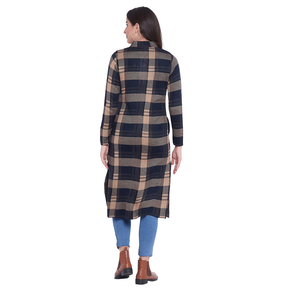 Duke Urban Women Full Sleeve Long Cardigan (SDS941)