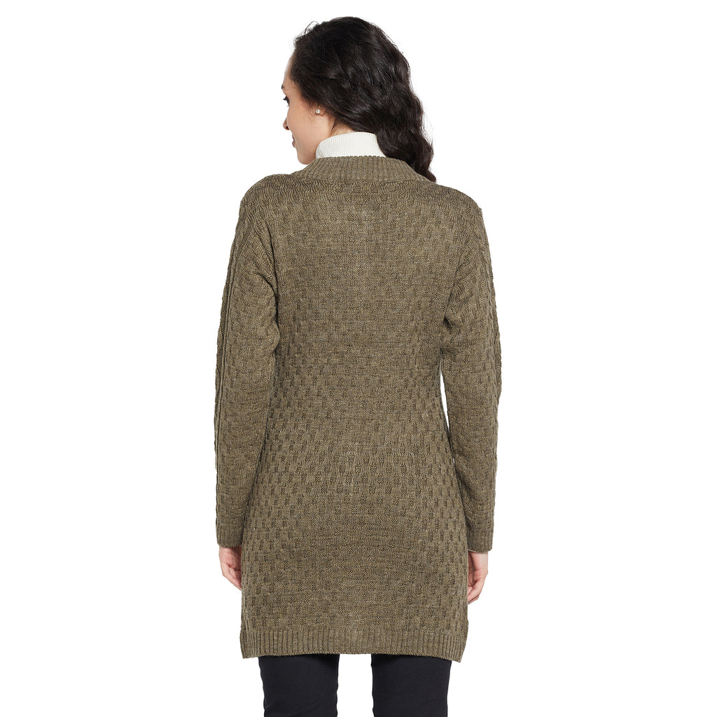 Duke Urban Women Full sleeve Round Neck Cardigan (SDS1116)