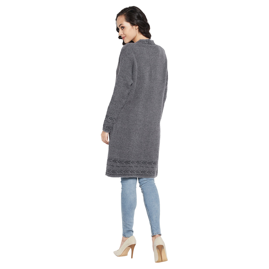 Duke Urban Women Full sleeve V Neck Cardigan (SDS9792)