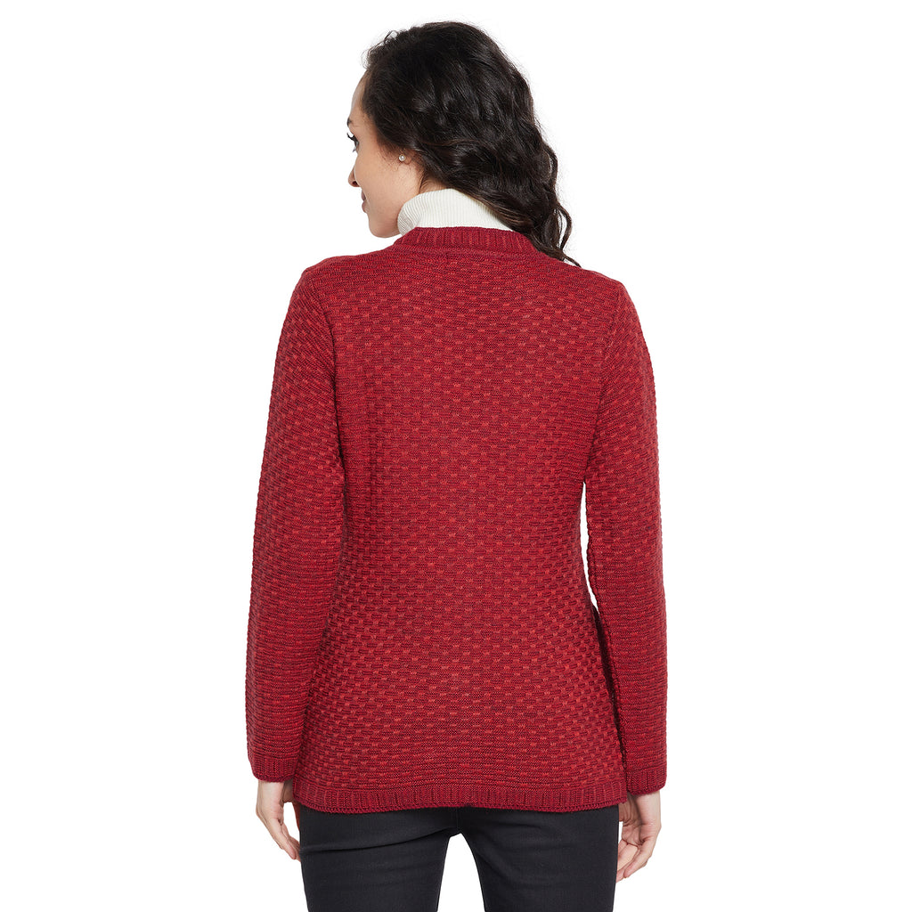 Duke Urban Women Full sleeve V Neck Cardigan (SDS1089)