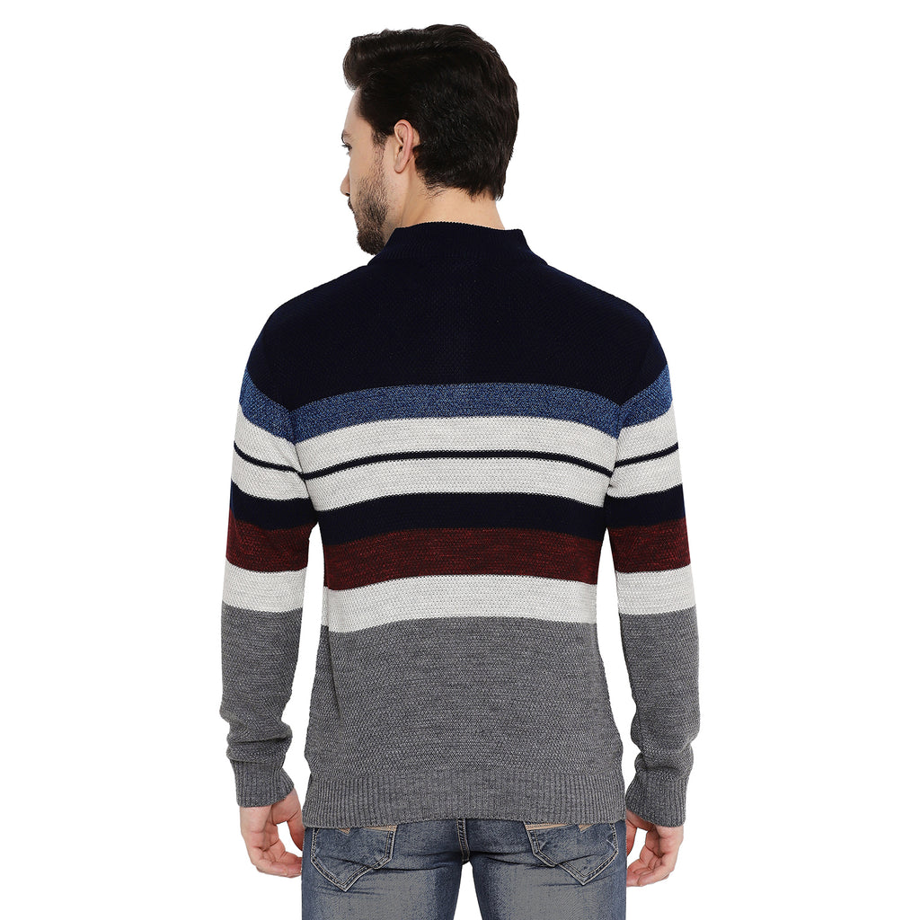 Duke Urban Men Full Sleeve Half Zip Sweater (SDS2076)
