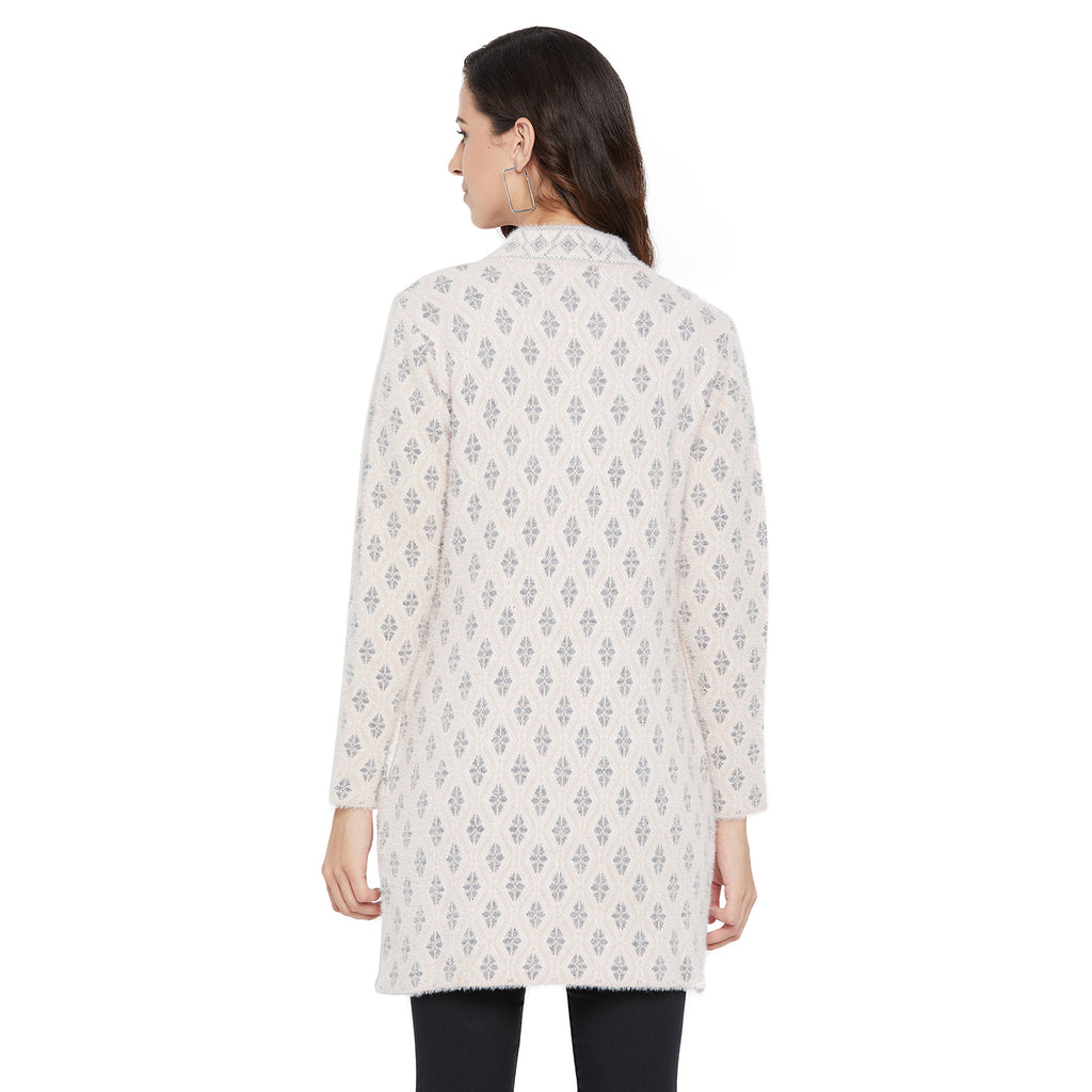 Duke Urban Women Full Sleeve Long Cardigan (SDS9651)