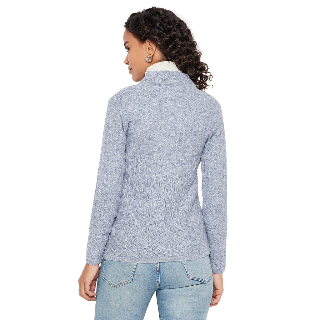 Duke Urban Women Round Neck Cardigan  (SDS1046)