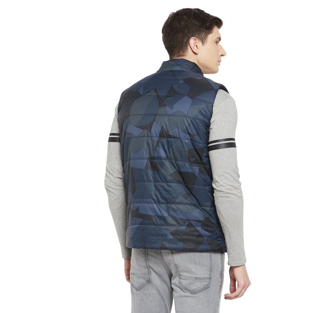 Duke Urban Men Sleeveless Reversible Jacket (SDZ907)