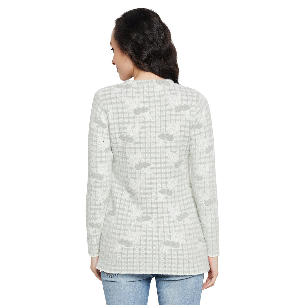 Duke Urban Women Full sleeve Round Neck Cardigan (SDS1055)