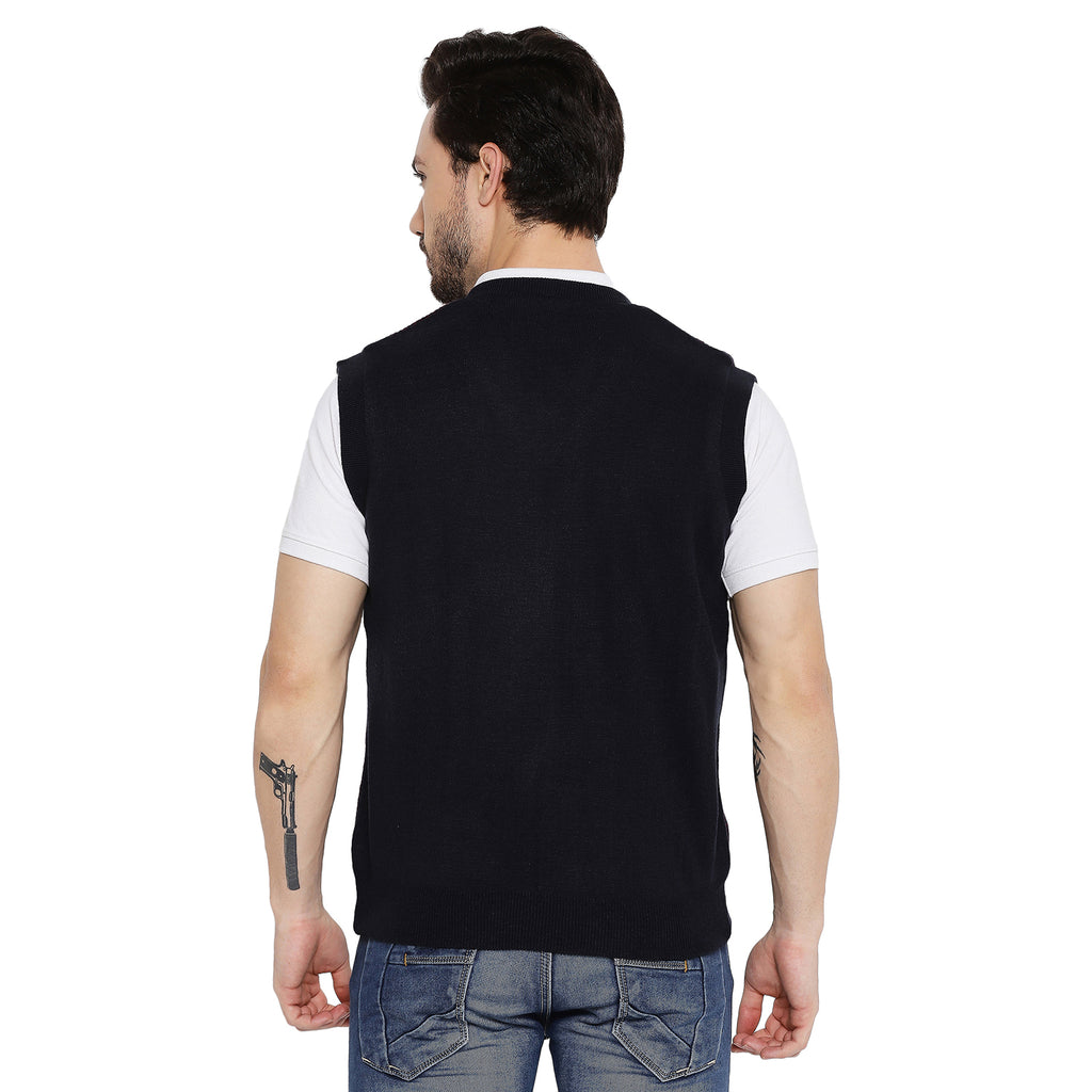 Duke Urban Men Sleeveless Reversible Sweater (SDS2037)