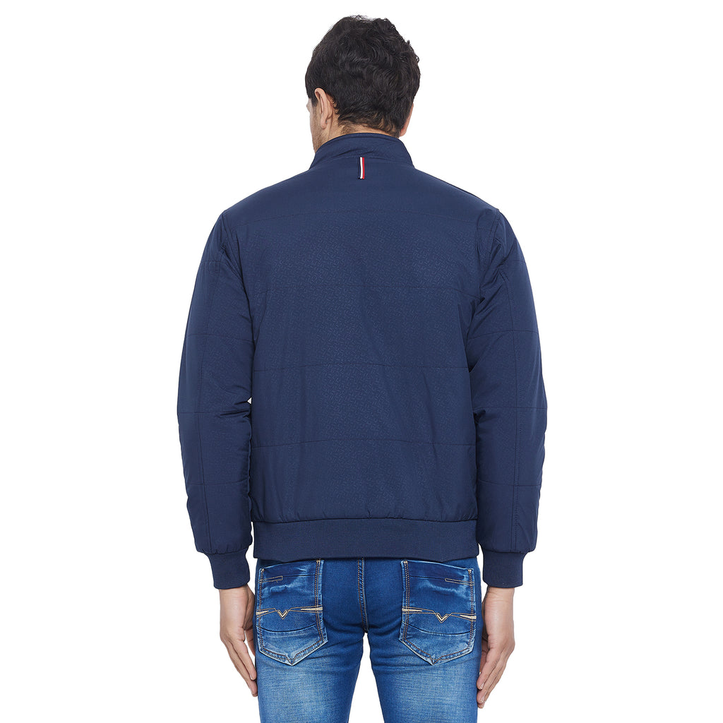 Duke Urban Men Full Sleeve Embossed Quilted Jacket (SDZ957)