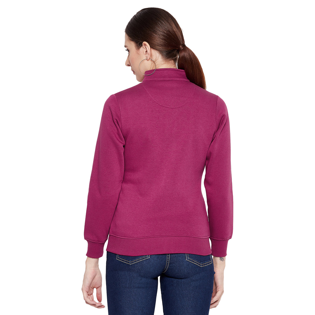 Duke Urban Women Full Sleeve Zipper Sweatshirt (LFX870)