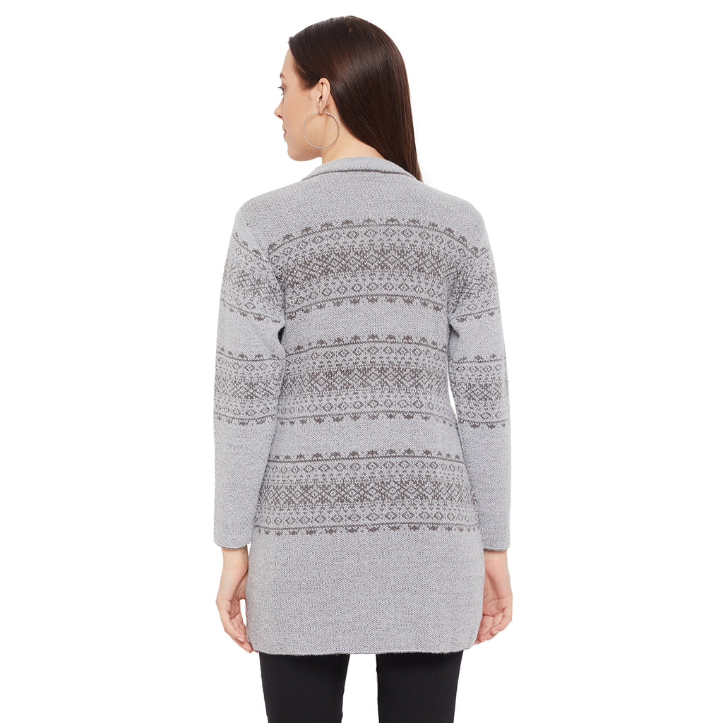 Duke Urban Women Full Sleeve Long Cardigan (SDS9645)