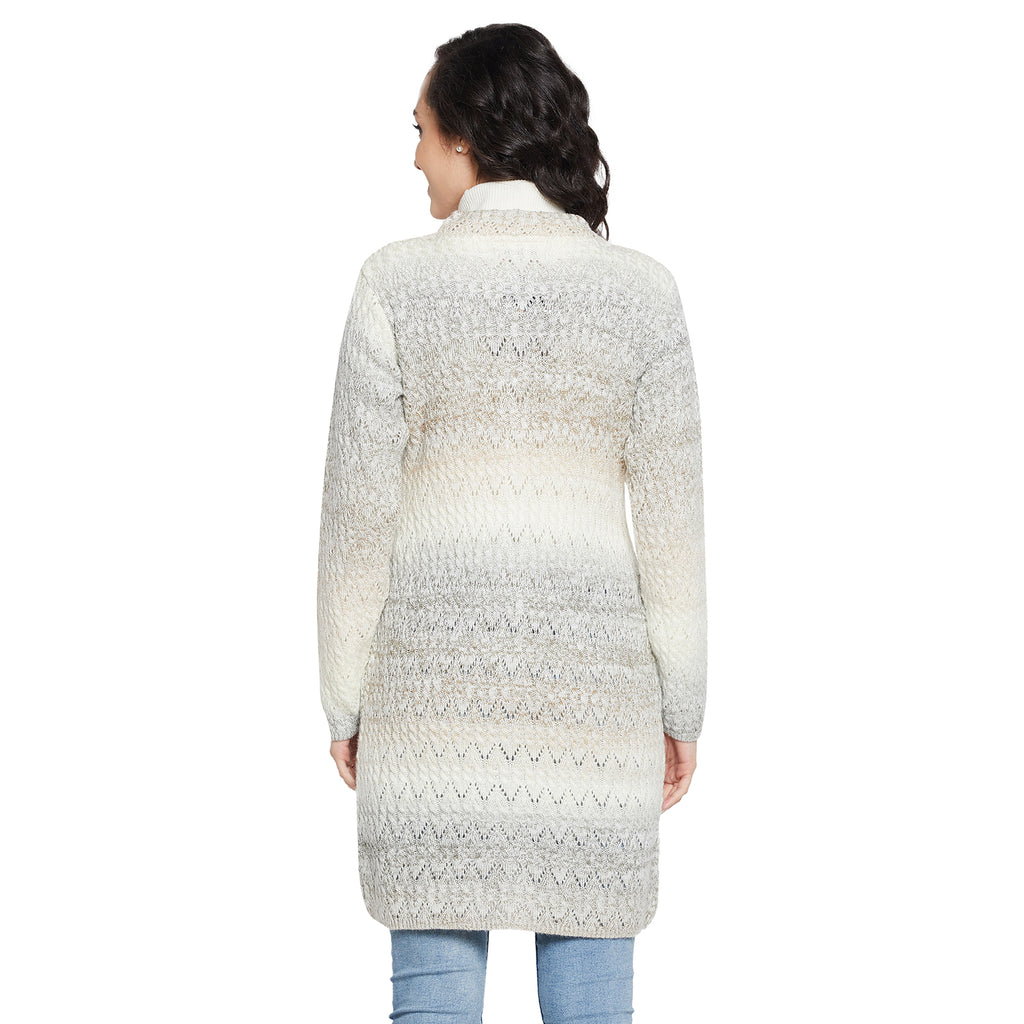 Duke Urban Women Full sleeve Round Neck Cardigan (SDS1097)
