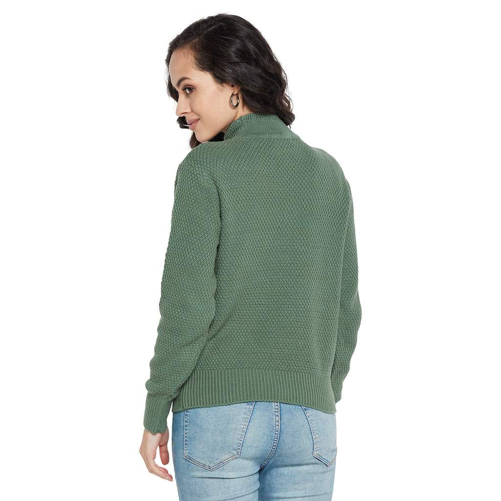Duke Urban Women Full sleeve High Neck Pullover (SDS992)
