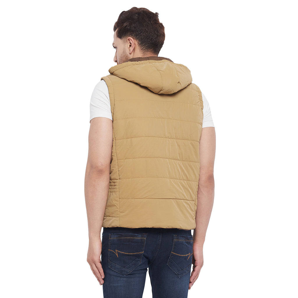 Duke Urban Men Sleeveless Reversible Jacket (SDZ913)