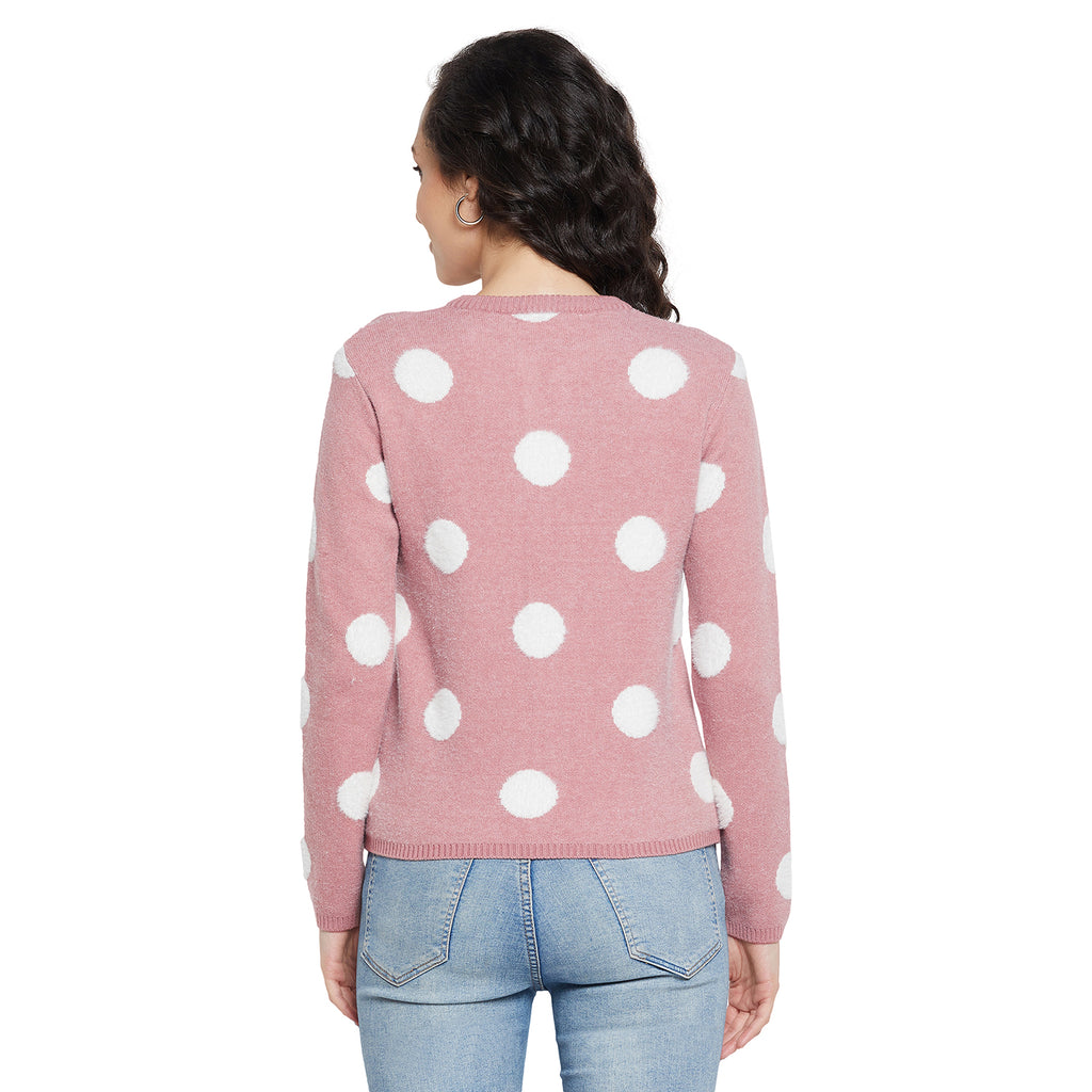 Duke Urban Women Full sleeve Round Neck Zipper Cardigan (SDS1005)