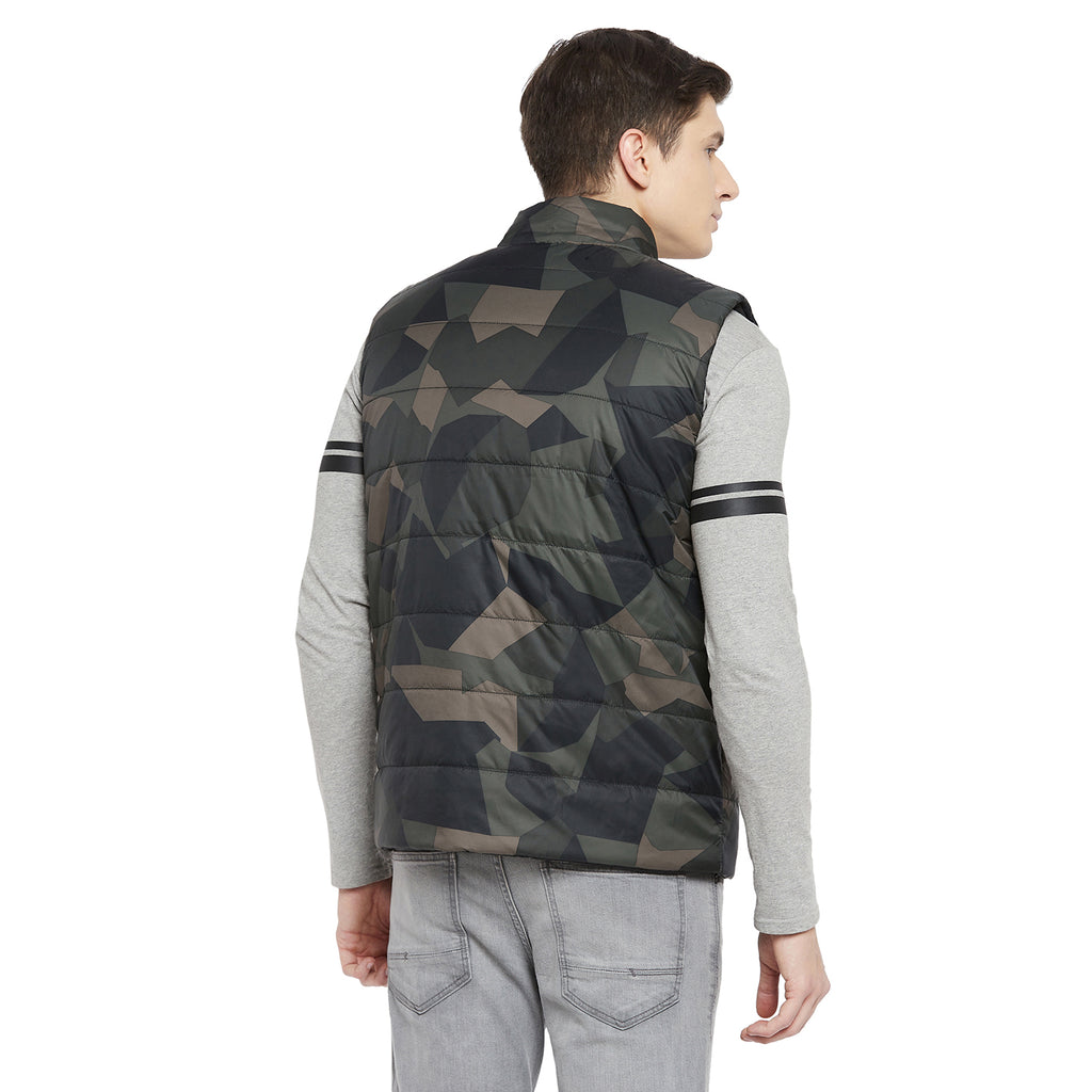 Duke Urban Men Sleeveless Reversible Jacket (SDZ907)