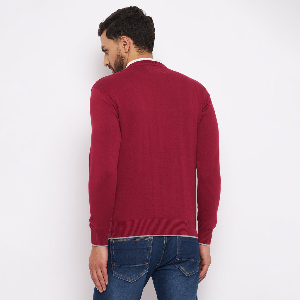 Duke Urban Men Full Sleeve V Neck Sweater (SDS3000)