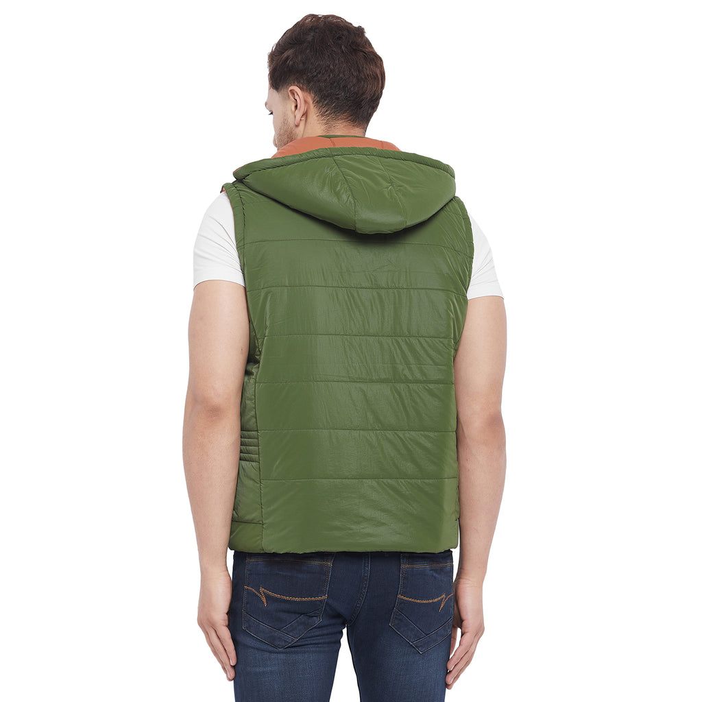 Duke Urban Men Sleeveless Reversible Jacket (SDZ913)