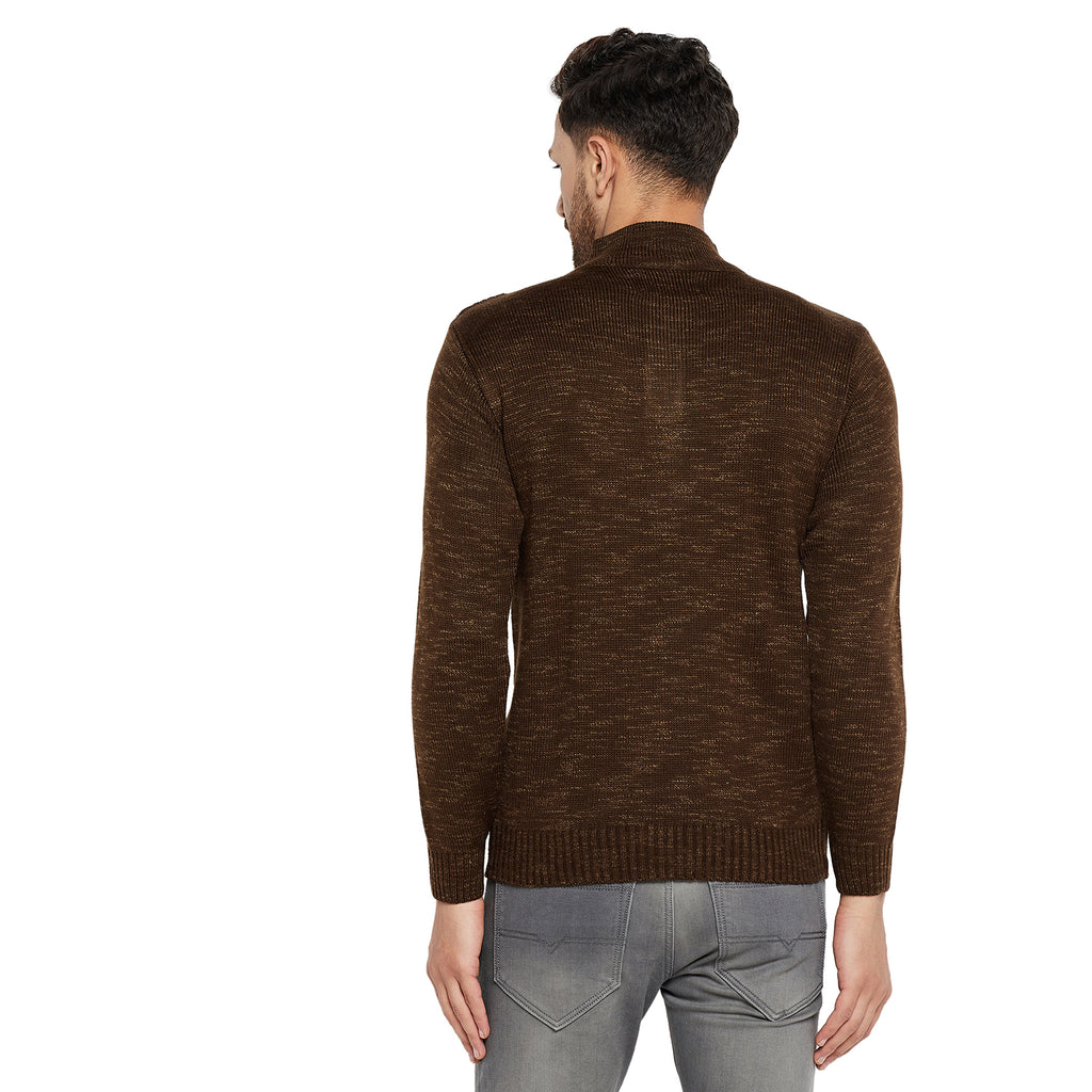 Duke Urban Men Full Sleeve Half Zip Sweater (SDS2080)