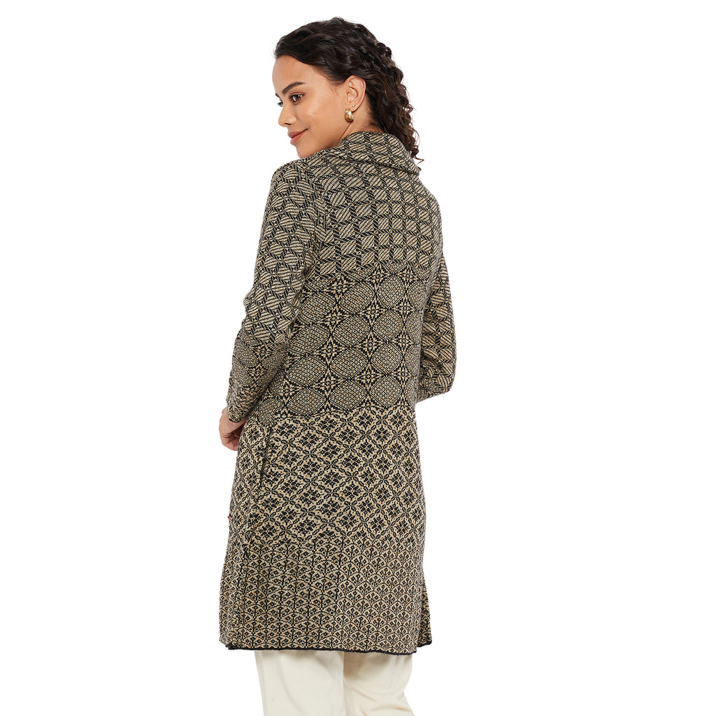 Duke Urban Women Collared Neck Cardigan  (SDS1136)