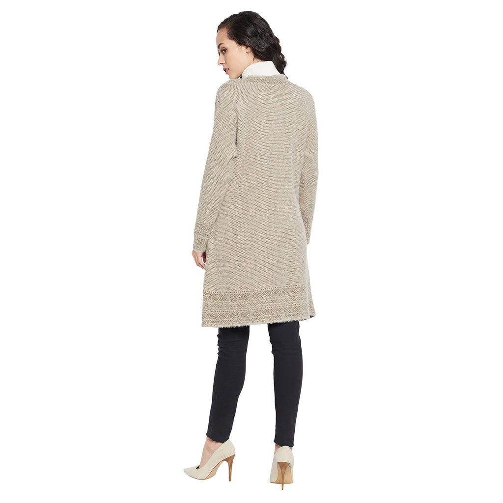 Duke Urban Women Full sleeve V Neck Cardigan (SDS9792)