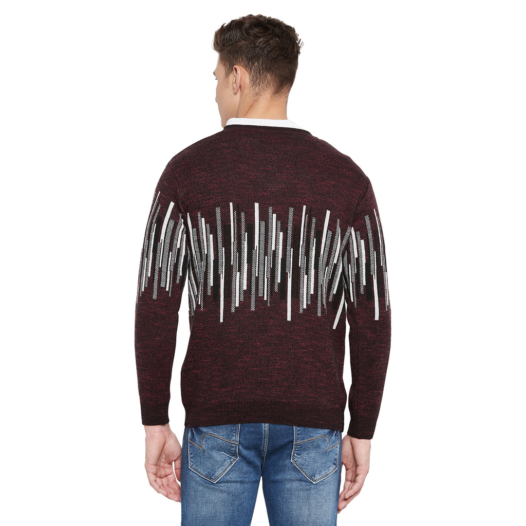Duke Urban Men Full Sleeve V Neck Sweater (SDS663)