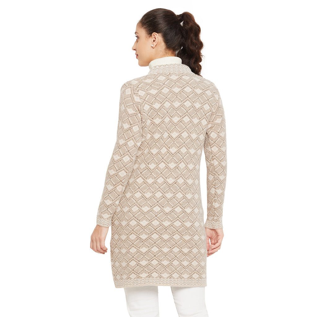 Duke Urban Women Full sleeve Collared Neck Cardigan (SDS1090)