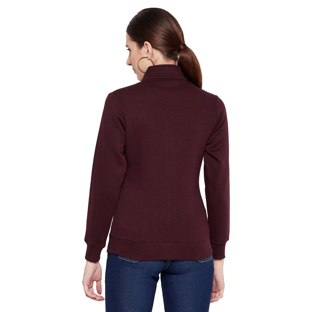 Duke Urban Women Full Sleeve Zipper Sweatshirt (LFX870)