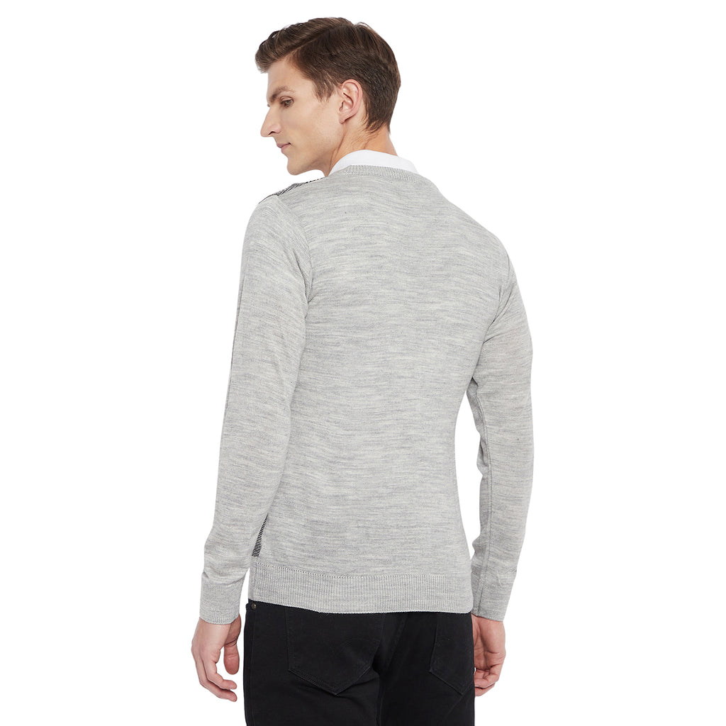 Duke Urban Men Full Sleeve V Neck Sweater (SDS8037)