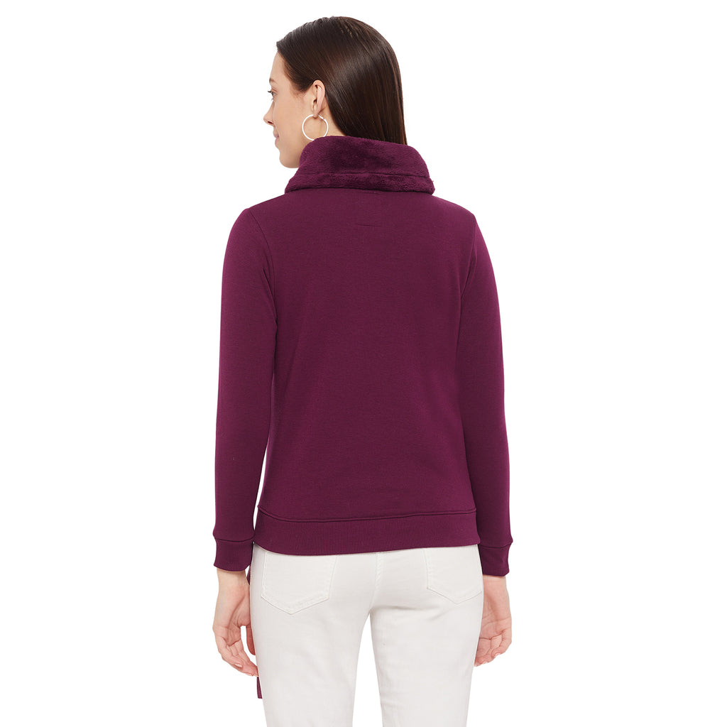 Duke Urban Women Cowl Neck Sweatshirt (LFX758)