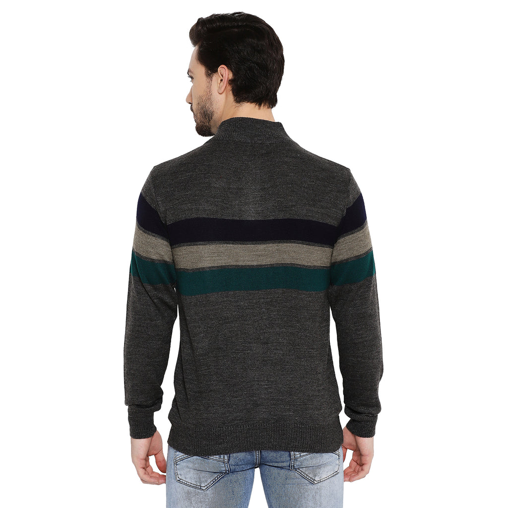 Duke Urban Men Full Sleeve Half Zip Sweater (SDS2079)