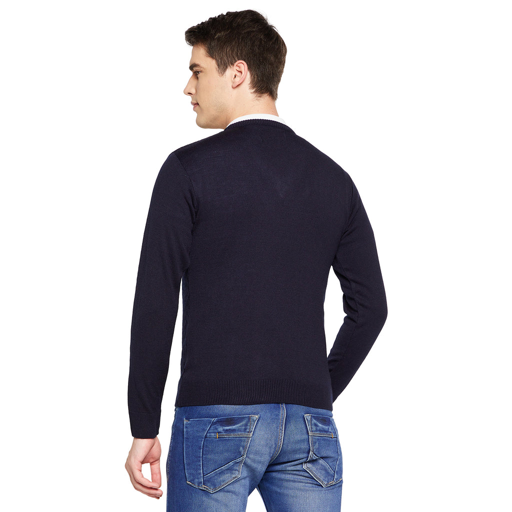 Duke Urban Men Full Sleeve V Neck Sweater (SDS8096)