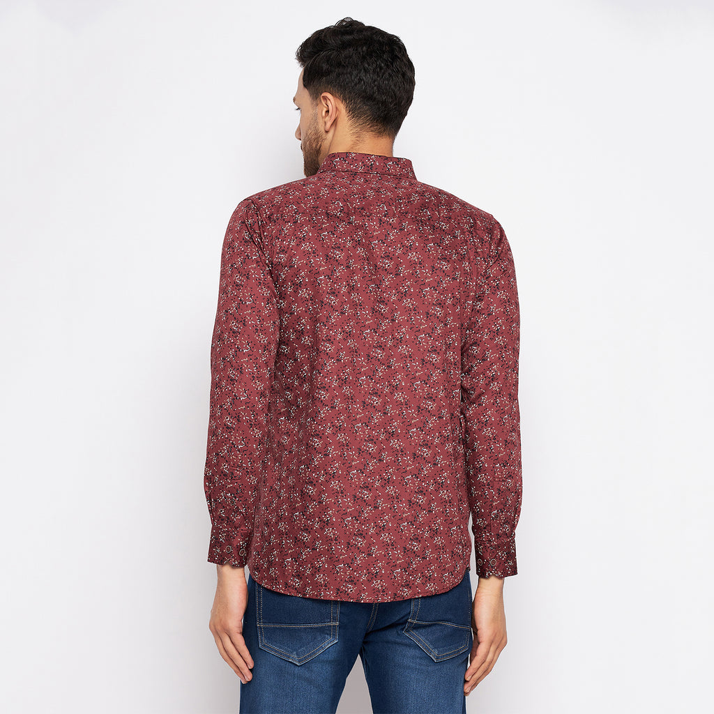 Duke Urban Men Full Sleeve Cotton Shirt (SDO6PRTG)