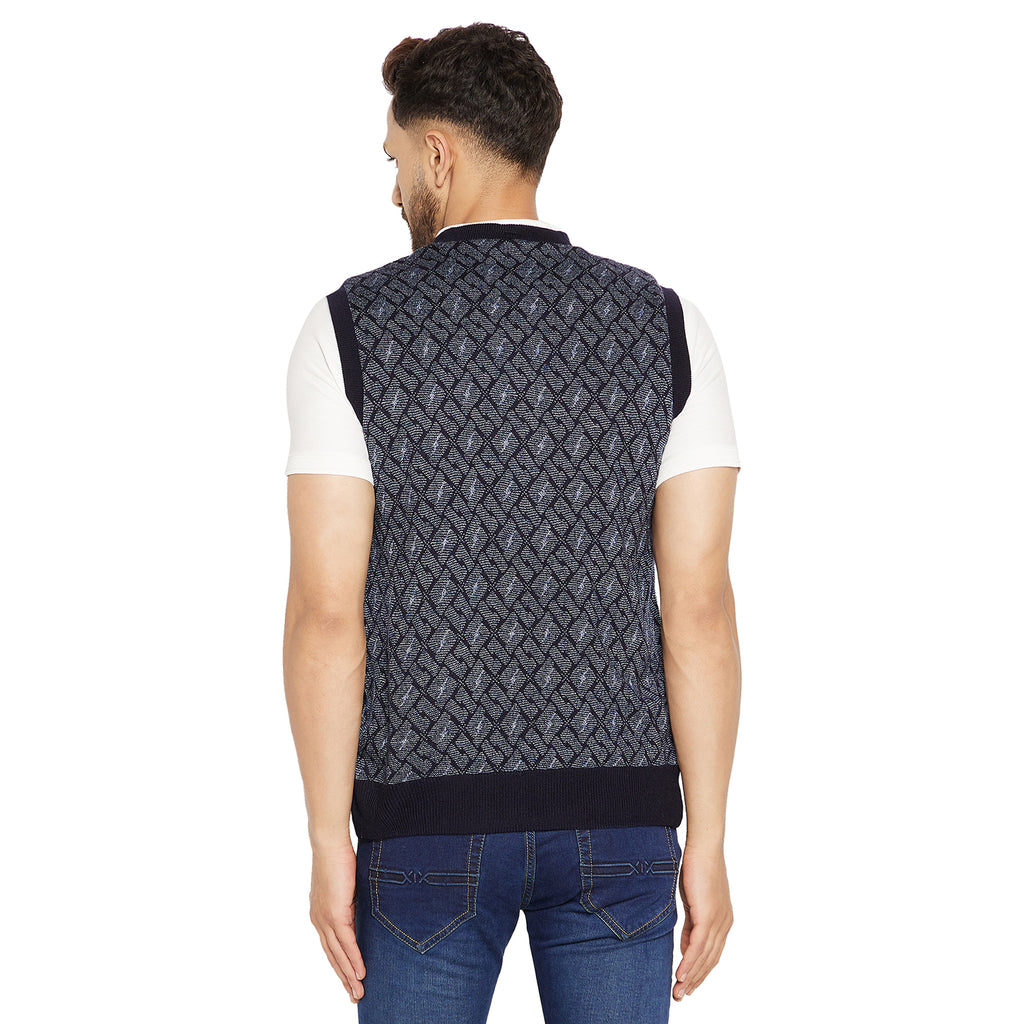 Duke Urban Men Sleeveless Reversible Sweater (SDS2042)