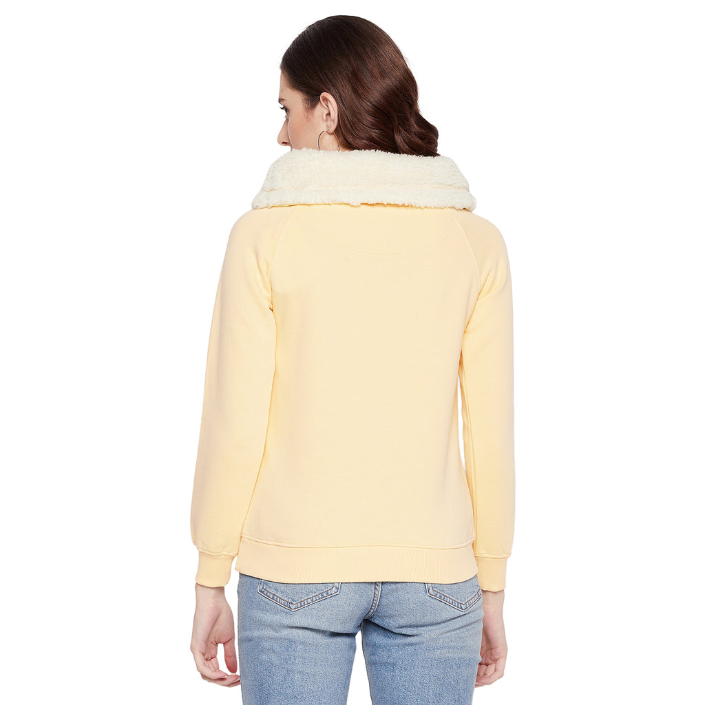 Duke Urban Women Full Sleeve Cowl Neck Sweatshirt (LFX777)