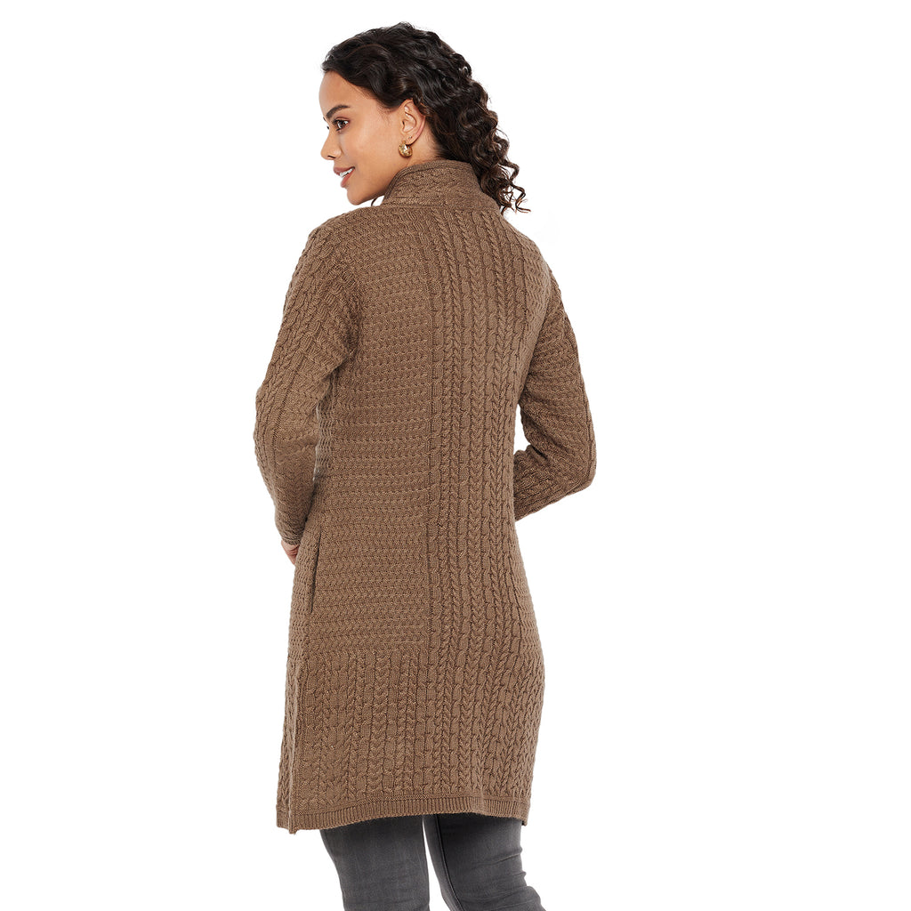Duke Urban Women Turtle Neck Cardigan  (SDS1102)