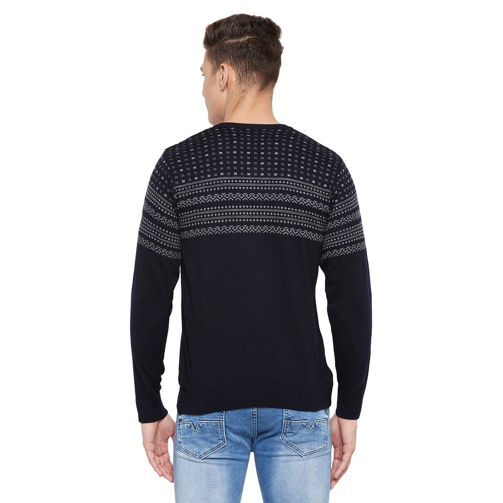 Duke Urban Men Full Sleeve V Neck Sweater (SDS668)