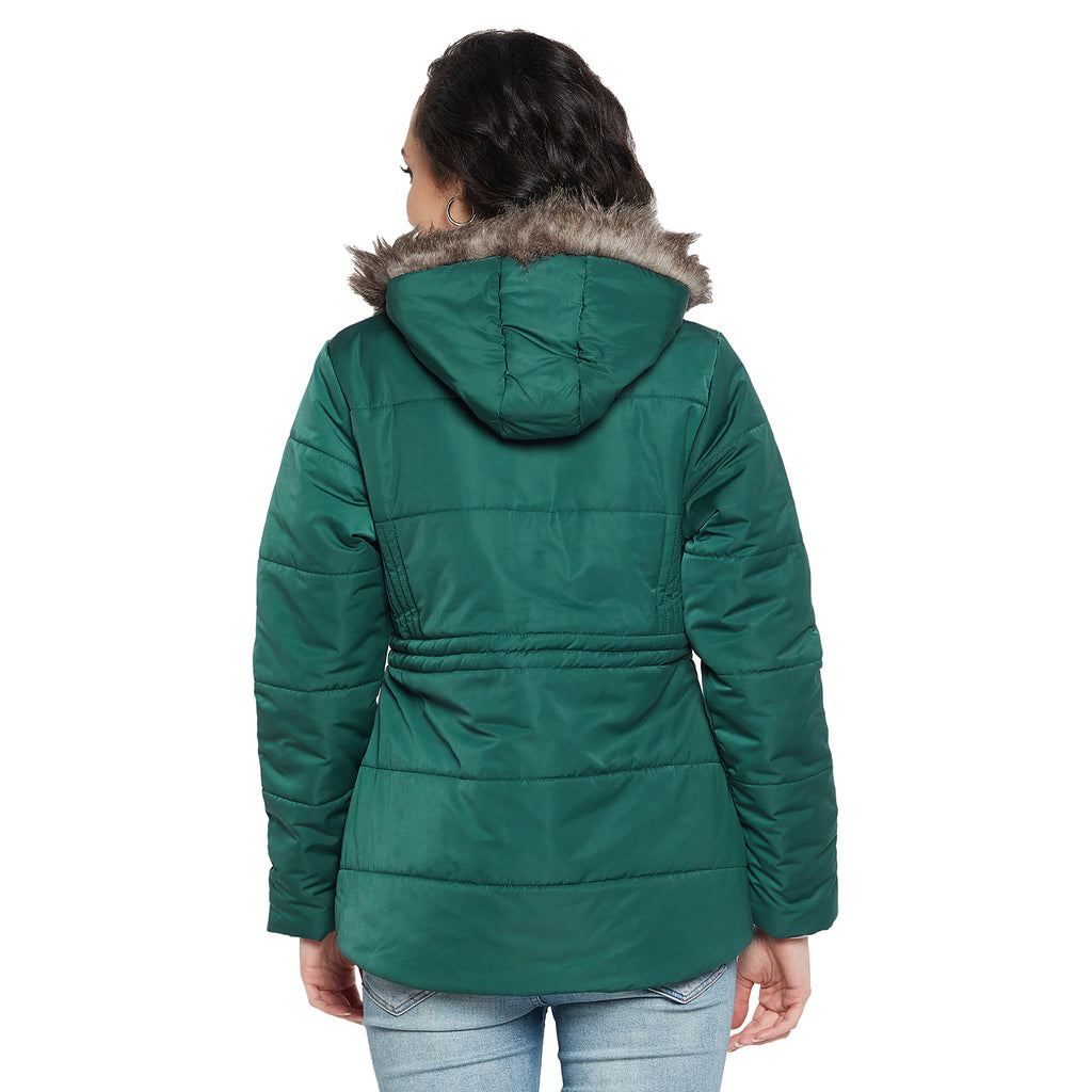 Duke Urban Women Full sleeve Hooded Jacket (SDZ1923)