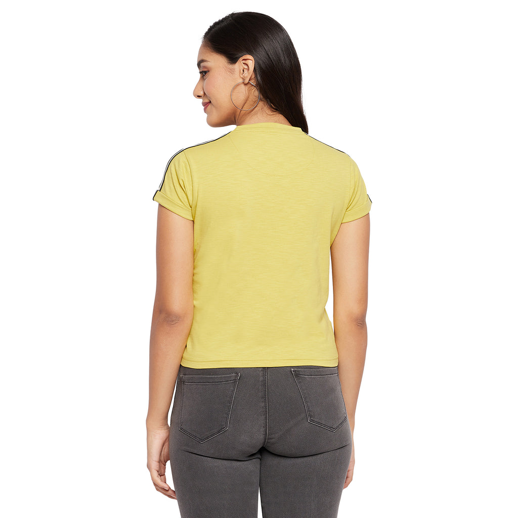 Duke Urban Round Neck Lady Crop Top (LFX114)