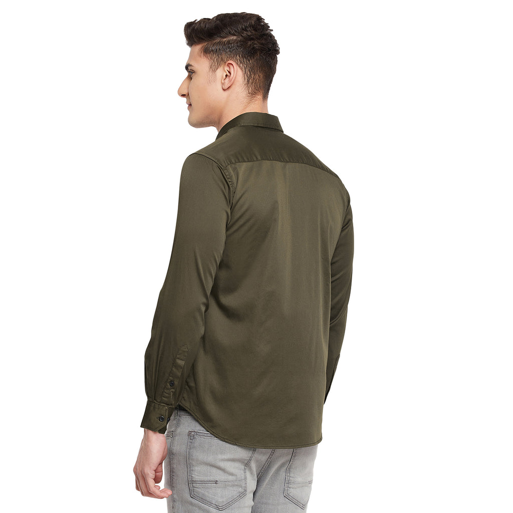 Duke Urban Men Full Sleeve  Cotton Shirt (SDO5SATR)