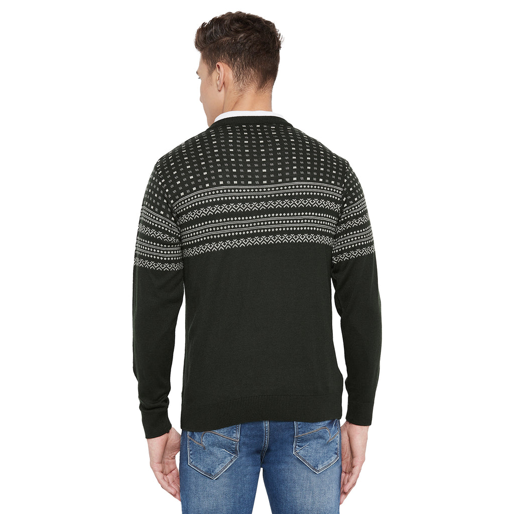 Duke Urban Men Full Sleeve V Neck Sweater (SDS668)