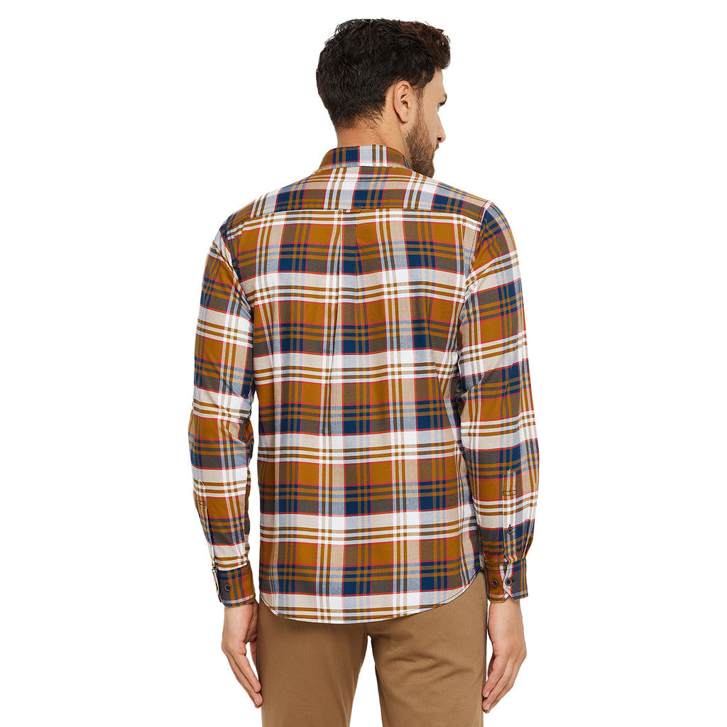 Duke Urban Men Slim Fit Solid Spread Collar Casual Shirt (SDO5CKOL)