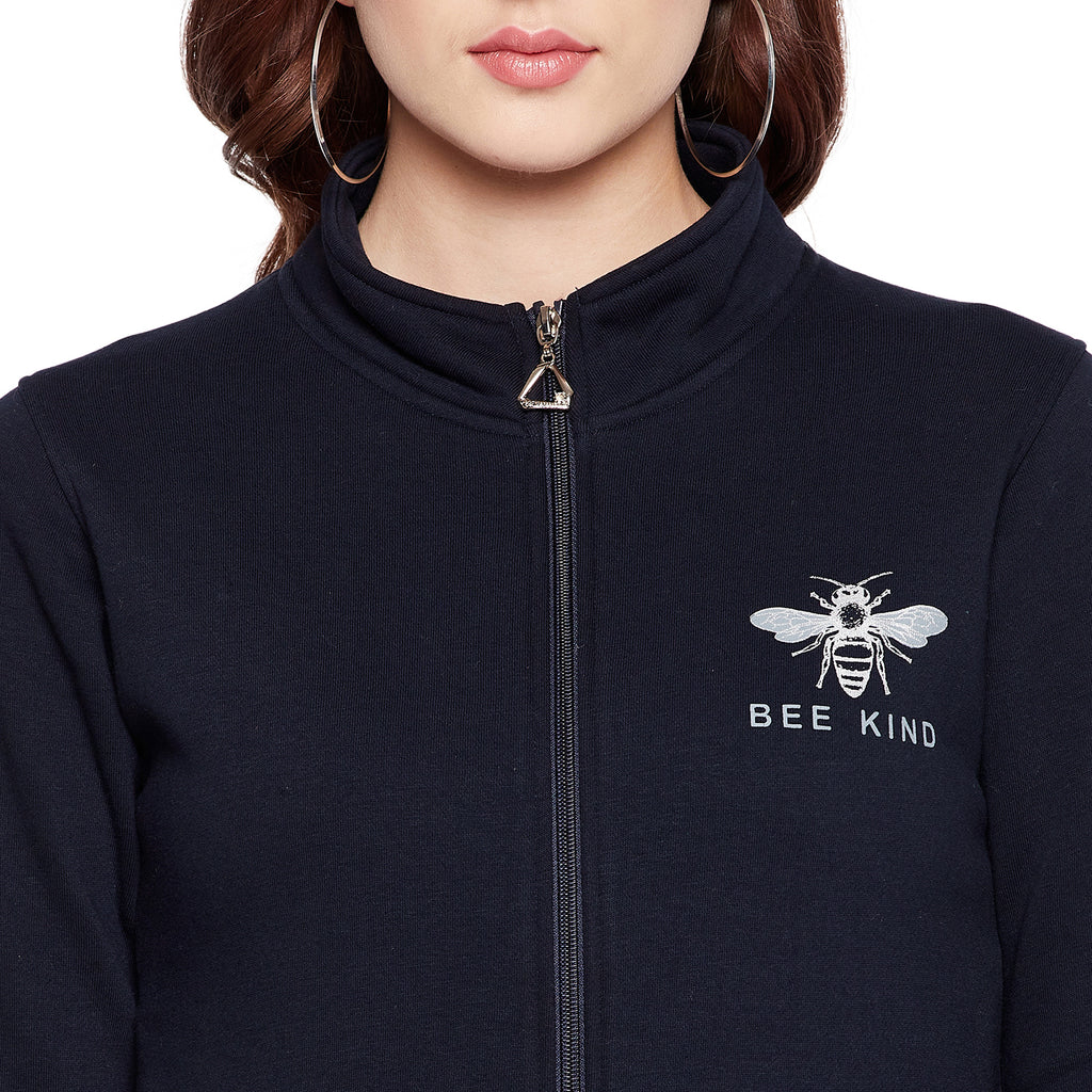 Duke Urban Women Full Sleeve Zipper Sweatshirt (MLFX675)