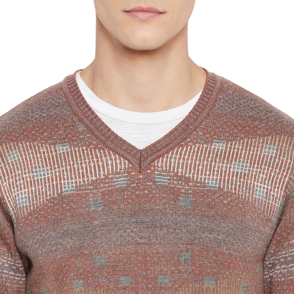 Duke Urban Men Full Sleeve V Neck Sweater (SDS2066)